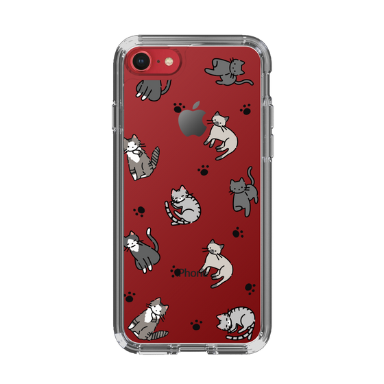 Slim Protection Case［ Original - CASEPLAY Cat All-over Pattern - color ］