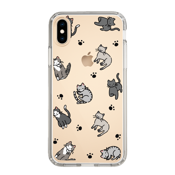 Slim Protection Case［ Original - CASEPLAY Cat All-over Pattern - color ］