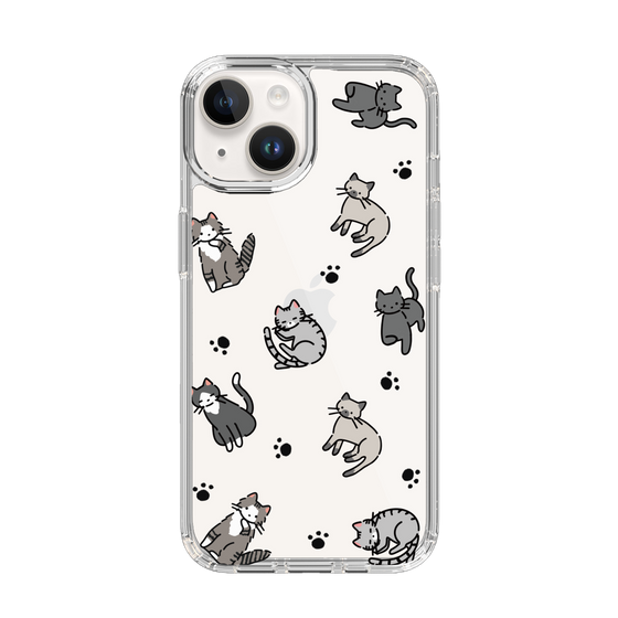 Slim Protection Case［ Original - CASEPLAY Cat All-over Pattern - color ］