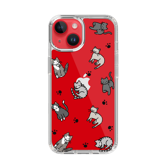 Slim Protection Case［ Original - CASEPLAY Cat All-over Pattern - color ］