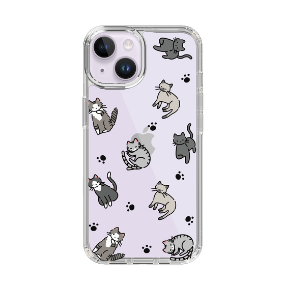 Slim Protection Case［ Original - CASEPLAY Cat All-over Pattern - color ］