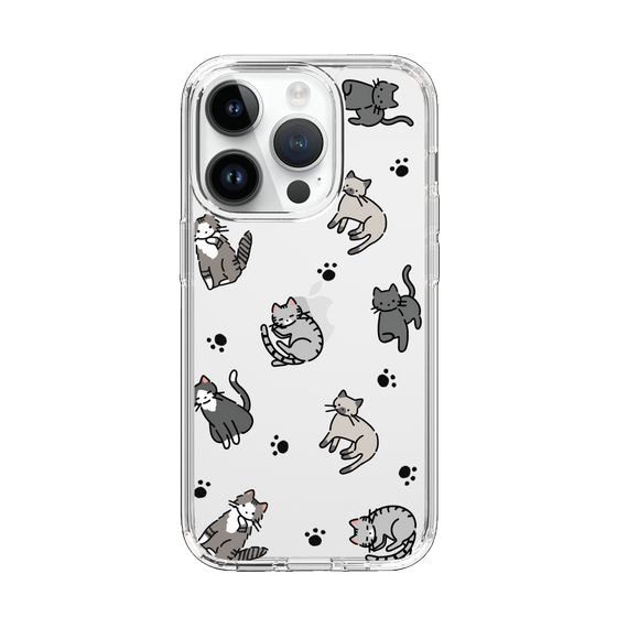 Slim Protection Case［ Original - CASEPLAY Cat All-over Pattern - color ］
