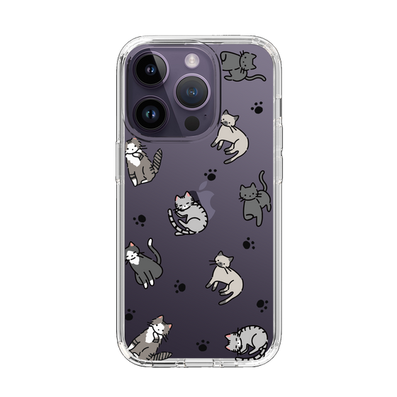 Slim Protection Case［ Original - CASEPLAY Cat All-over Pattern - color ］