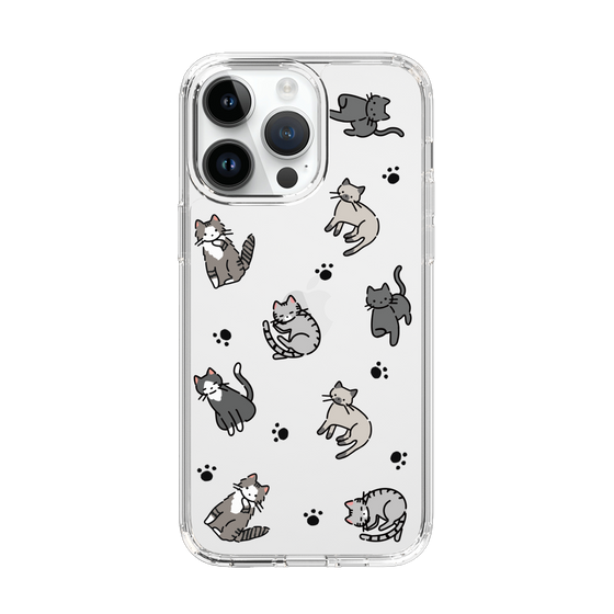 Slim Protection Case［ Original - CASEPLAY Cat All-over Pattern - color ］