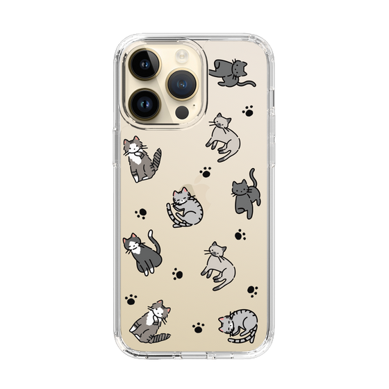 Slim Protection Case［ Original - CASEPLAY Cat All-over Pattern - color ］