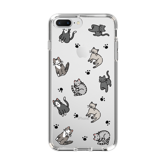 Slim Protection Case［ Original - CASEPLAY Cat All-over Pattern - color ］