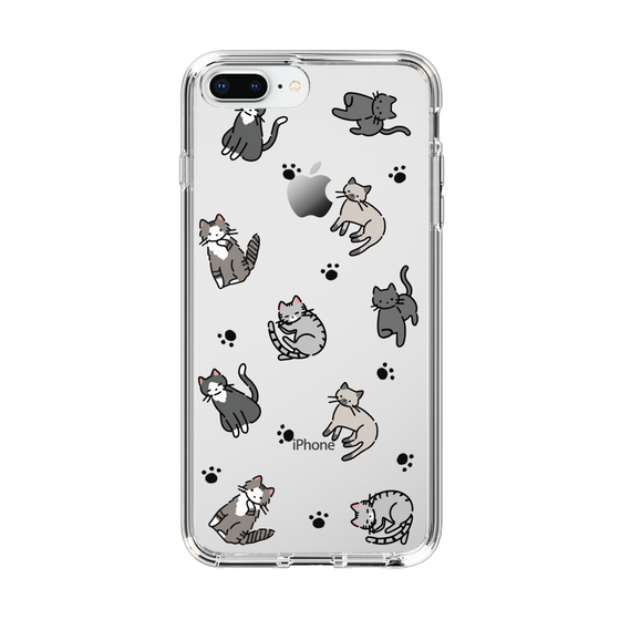 Slim Protection Case［ Original - CASEPLAY Cat All-over Pattern - color ］