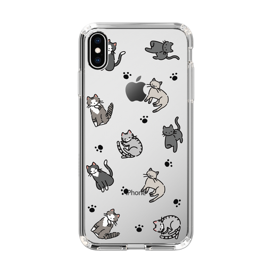 Slim Protection Case［ Original - CASEPLAY Cat All-over Pattern - color ］