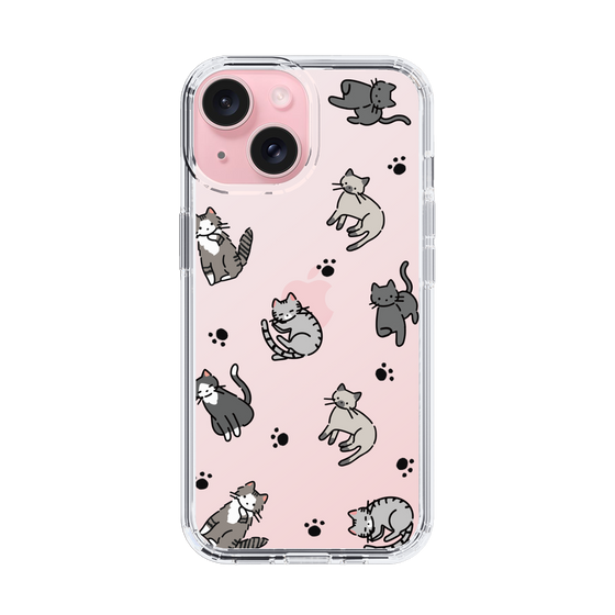 Slim Protection Case［ Original - CASEPLAY Cat All-over Pattern - color ］