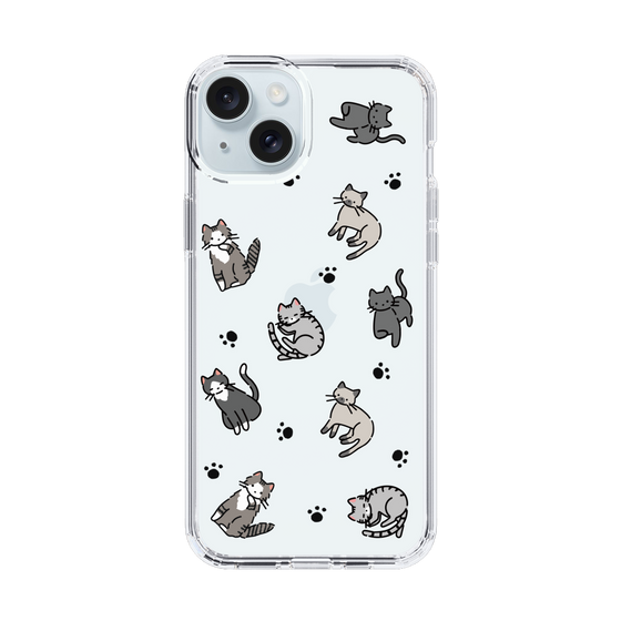 Slim Protection Case［ Original - CASEPLAY Cat All-over Pattern - color ］