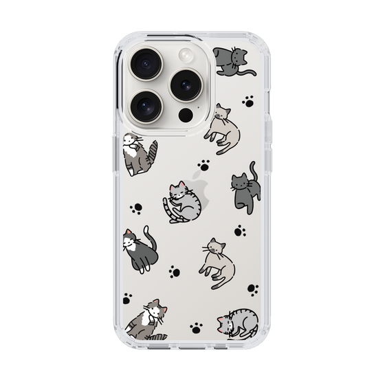 Slim Protection Case［ Original - CASEPLAY Cat All-over Pattern - color ］
