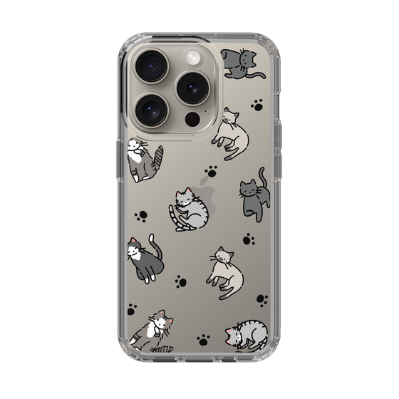 Slim Protection Case［ Original - CASEPLAY Cat All-over Pattern - color ］