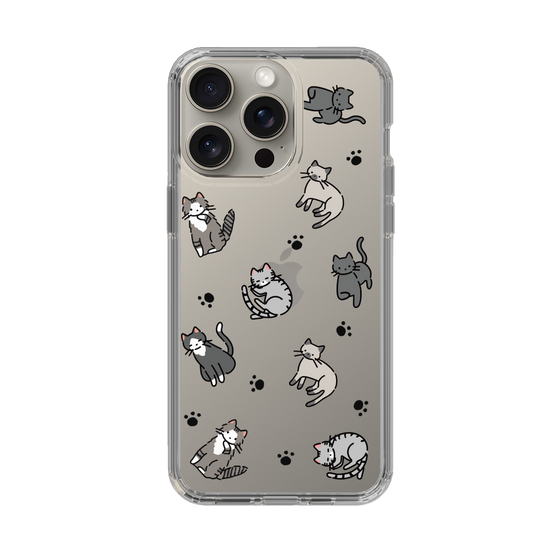 Slim Protection Case［ Original - CASEPLAY Cat All-over Pattern - color ］