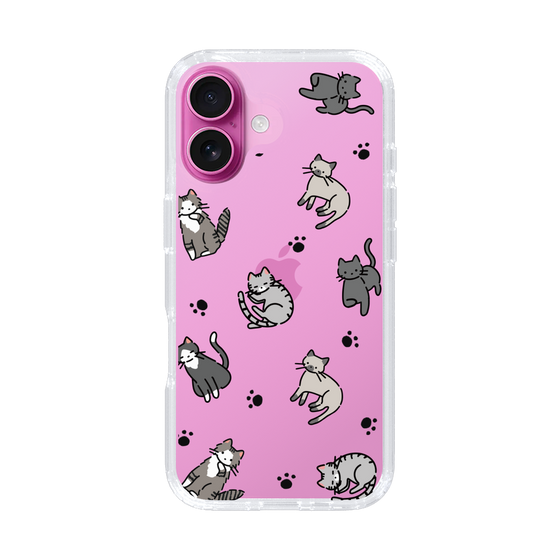 Slim Protection Case［ Original - CASEPLAY Cat All-over Pattern - color ］