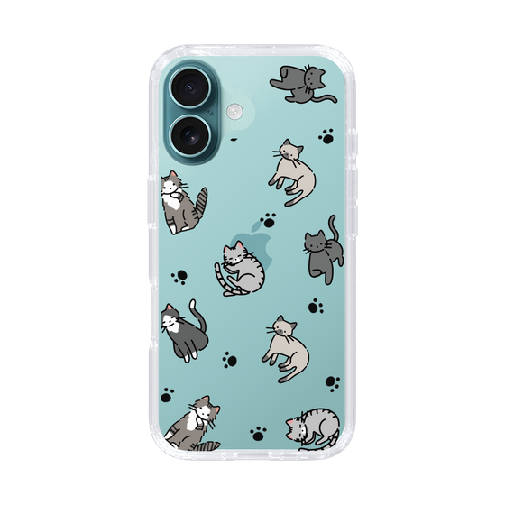 Slim Protection Case［ Original - CASEPLAY Cat All-over Pattern - color ］