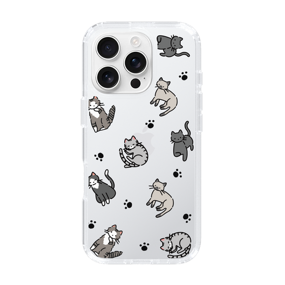 Slim Protection Case［ Original - CASEPLAY Cat All-over Pattern - color ］