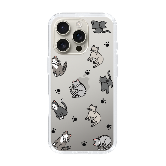 Slim Protection Case［ Original - CASEPLAY Cat All-over Pattern - color ］