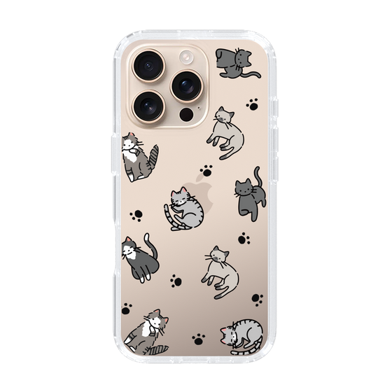 Slim Protection Case［ Original - CASEPLAY Cat All-over Pattern - color ］
