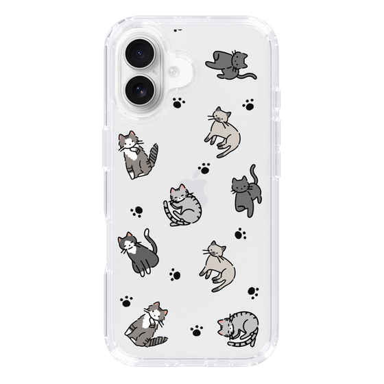 Slim Protection Case［ Original - CASEPLAY Cat All-over Pattern - color ］