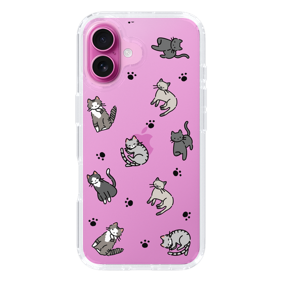 Slim Protection Case［ Original - CASEPLAY Cat All-over Pattern - color ］