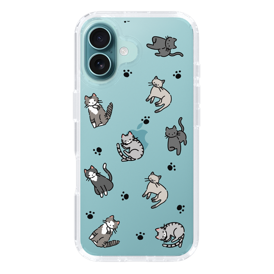 Slim Protection Case［ Original - CASEPLAY Cat All-over Pattern - color ］