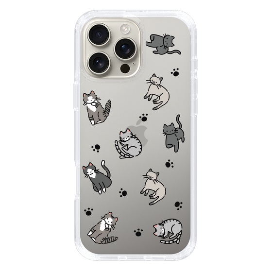 Slim Protection Case［ Original - CASEPLAY Cat All-over Pattern - color ］