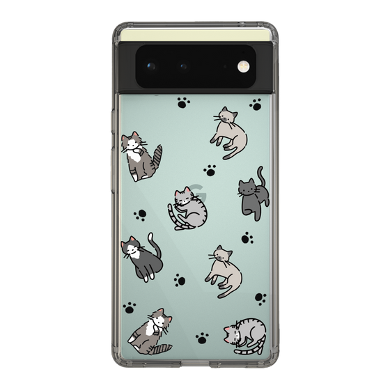 Slim Protection Case［ Original - CASEPLAY Cat All-over Pattern - color ］