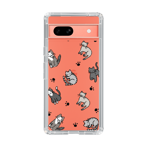 Slim Protection Case［ Original - CASEPLAY Cat All-over Pattern - color ］