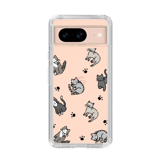 Slim Protection Case［ Original - CASEPLAY Cat All-over Pattern - color ］