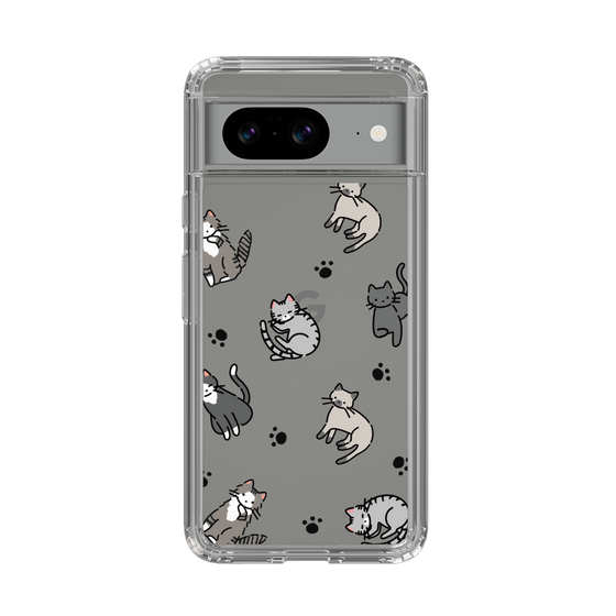 Slim Protection Case［ Original - CASEPLAY Cat All-over Pattern - color ］