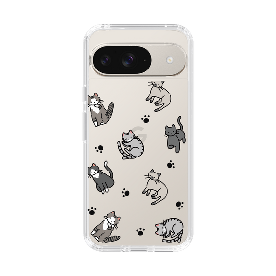 Slim Protection Case［ Original - CASEPLAY Cat All-over Pattern - color ］