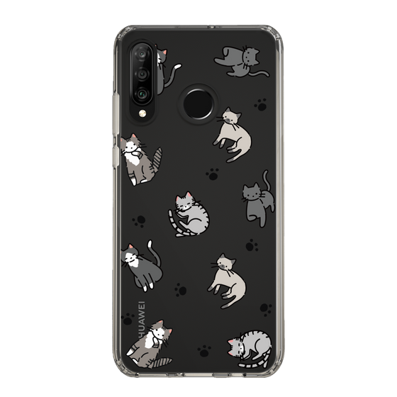 Slim Protection Case［ Original - CASEPLAY Cat All-over Pattern - color ］