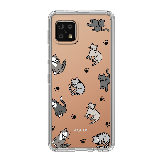 Slim Protection Case［ Original - CASEPLAY Cat All-over Pattern - color ］