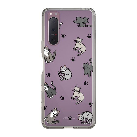 Slim Protection Case［ Original - CASEPLAY Cat All-over Pattern - color ］
