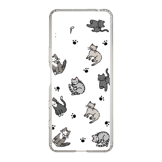 Slim Protection Case［ Original - CASEPLAY Cat All-over Pattern - color ］