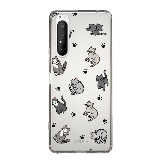 Slim Protection Case［ Original - CASEPLAY Cat All-over Pattern - color ］
