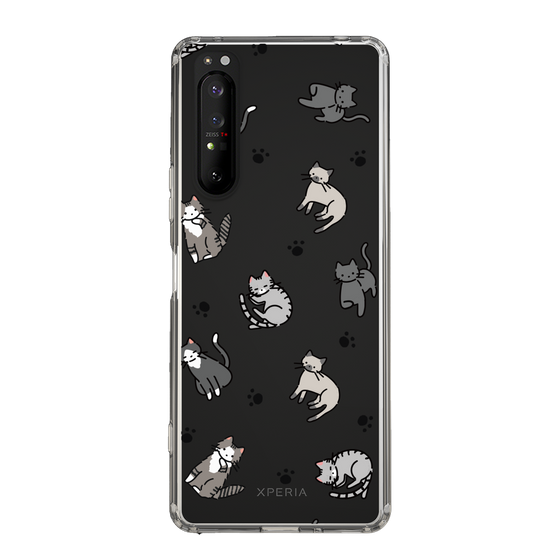Slim Protection Case［ Original - CASEPLAY Cat All-over Pattern - color ］