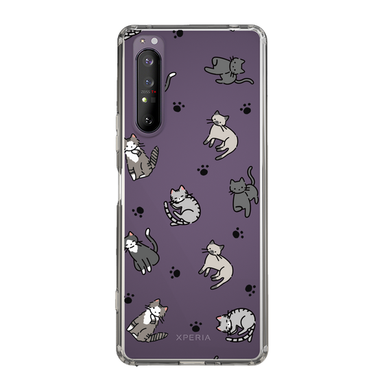 Slim Protection Case［ Original - CASEPLAY Cat All-over Pattern - color ］