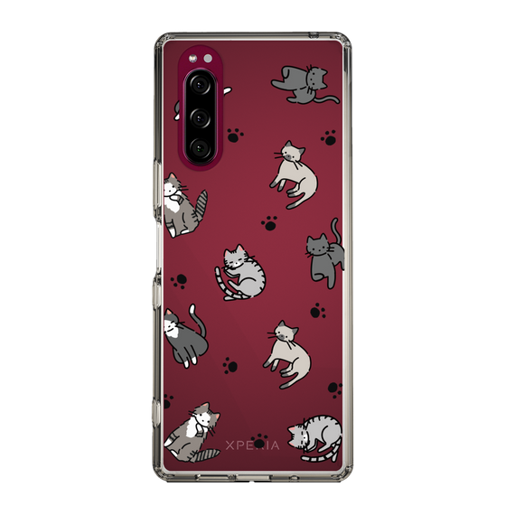 Slim Protection Case［ Original - CASEPLAY Cat All-over Pattern - color ］