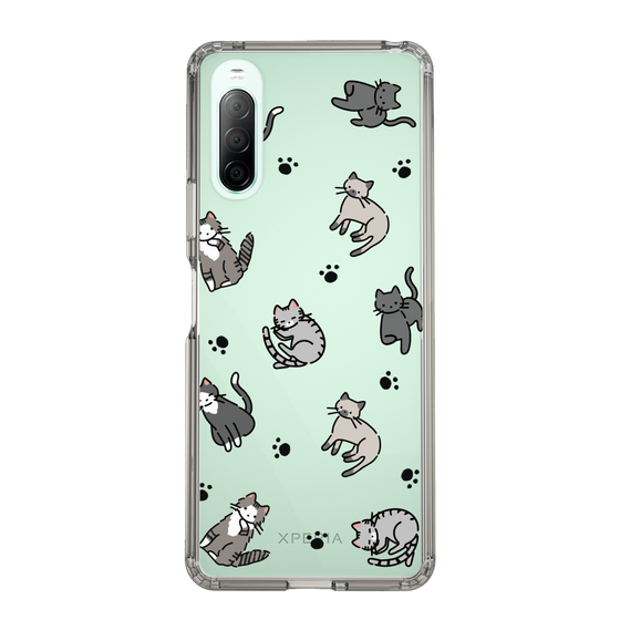 Slim Protection Case［ Original - CASEPLAY Cat All-over Pattern - color ］