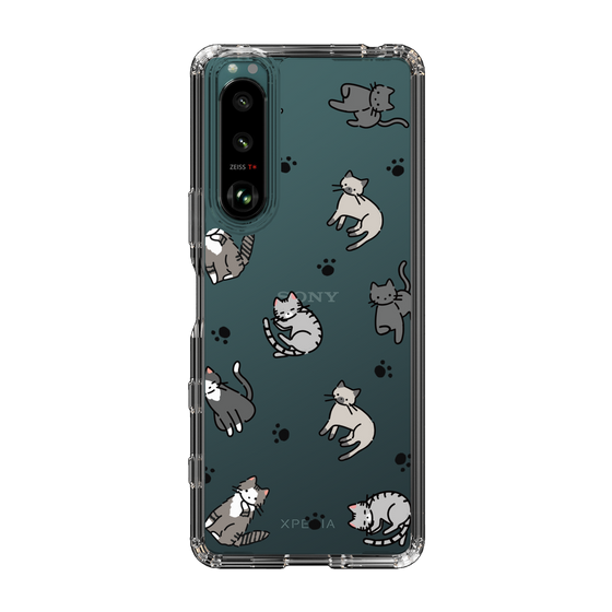 Slim Protection Case［ Original - CASEPLAY Cat All-over Pattern - color ］
