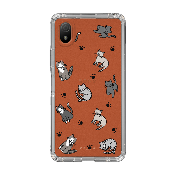 Slim Protection Case［ Original - CASEPLAY Cat All-over Pattern - color ］