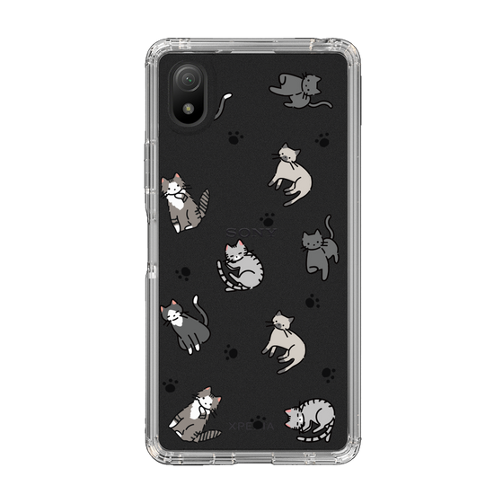 Slim Protection Case［ Original - CASEPLAY Cat All-over Pattern - color ］