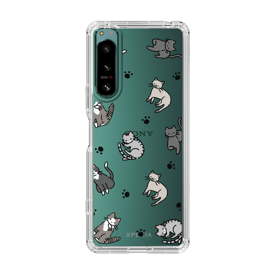 Slim Protection Case［ Original - CASEPLAY Cat All-over Pattern - color ］