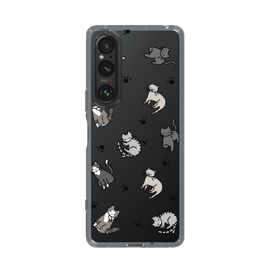 Slim Protection Case［ Original - CASEPLAY Cat All-over Pattern - color ］