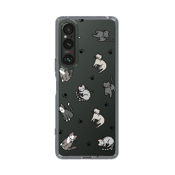 Slim Protection Case［ Original - CASEPLAY Cat All-over Pattern - color ］