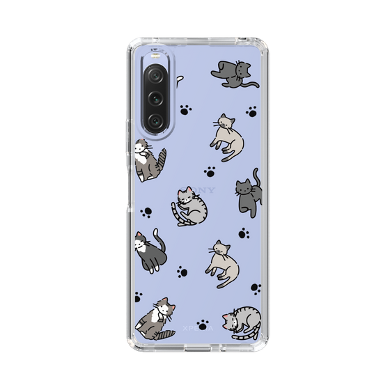 Slim Protection Case［ Original - CASEPLAY Cat All-over Pattern - color ］