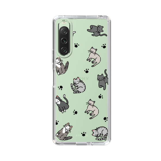 Slim Protection Case［ Original - CASEPLAY Cat All-over Pattern - color ］