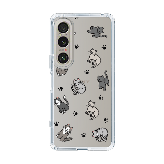 Slim Protection Case［ Original - CASEPLAY Cat All-over Pattern - color ］