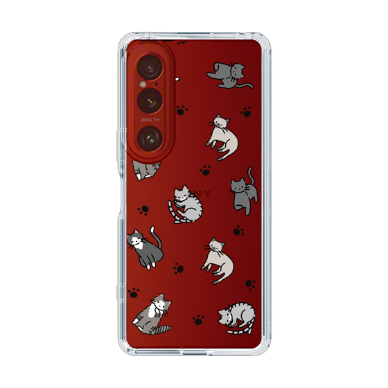 Slim Protection Case［ Original - CASEPLAY Cat All-over Pattern - color ］